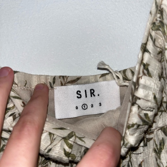 SIR MINI DRESS ALBA LEAF PRINT Size 4 - Picture 11 of 12